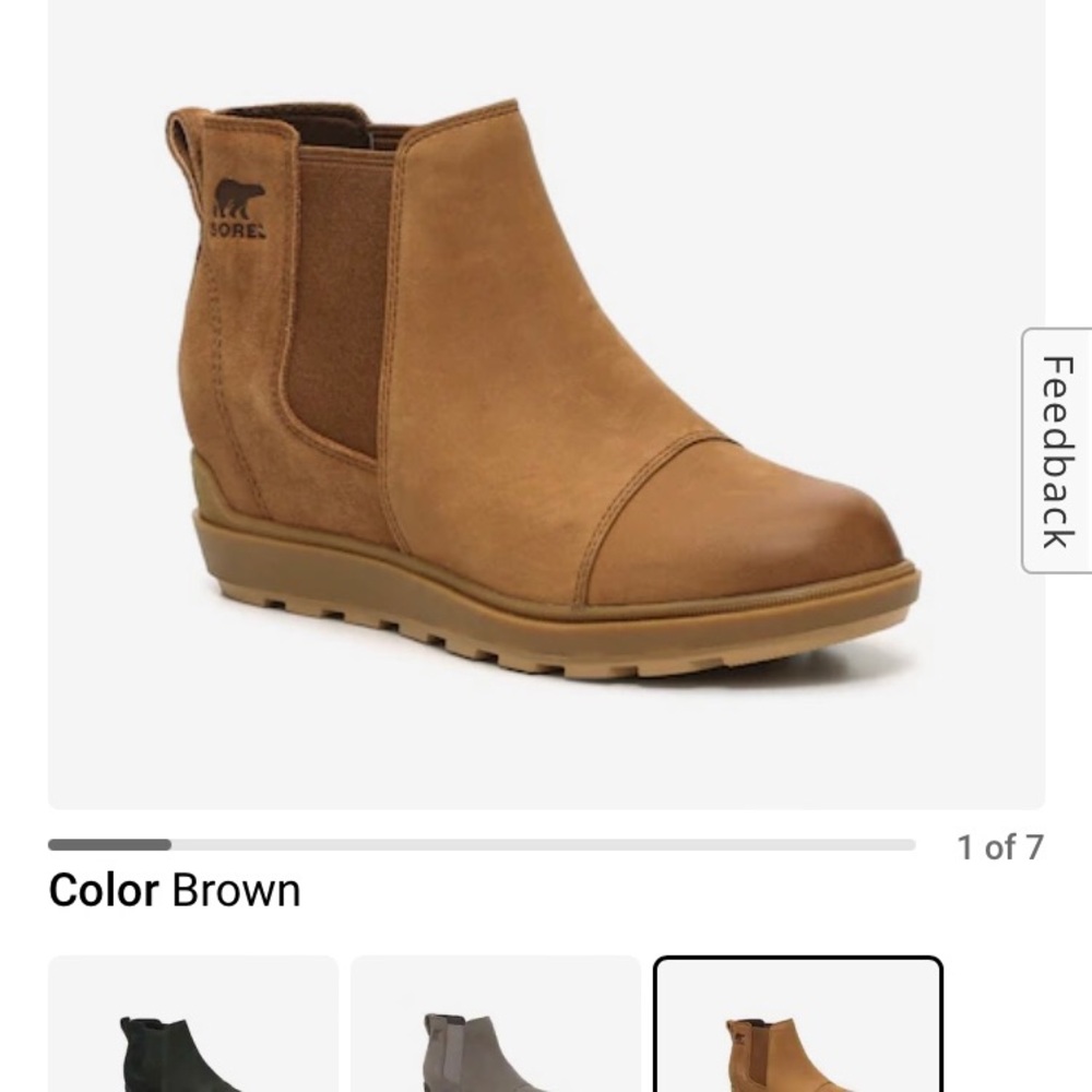 Sorel Evie ll Wedge Chelsea Boot